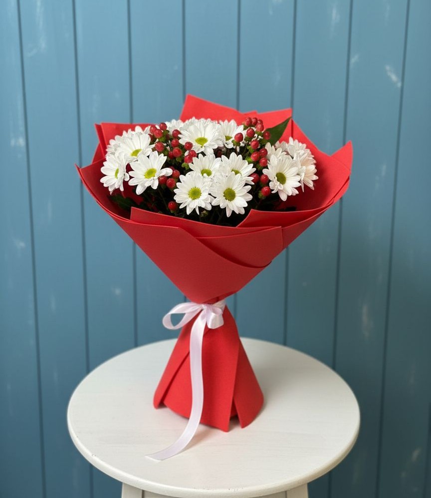 Букет цветов из: Хризантемы в Долгоруково