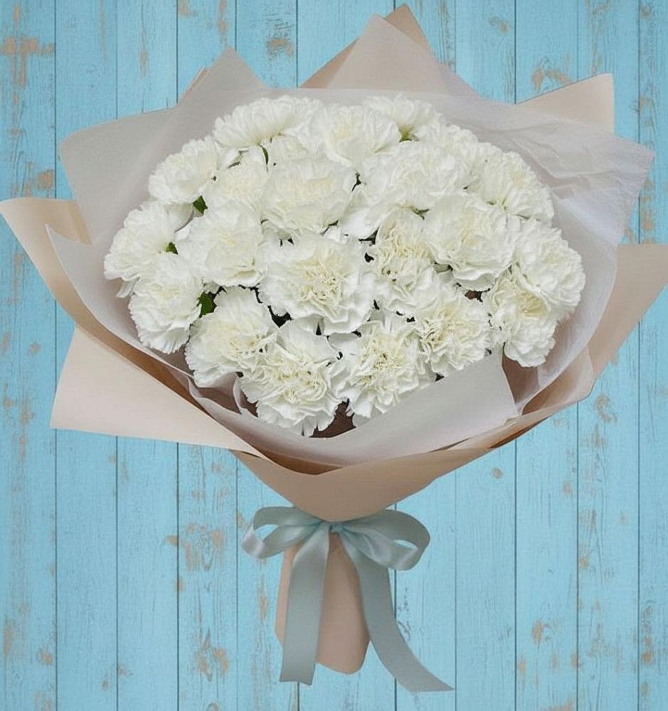 Букет цветов из: Гвоздики в Долгоруково