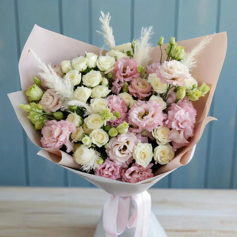 Букет цветов из: Альстромерии и Розы в Долгоруково