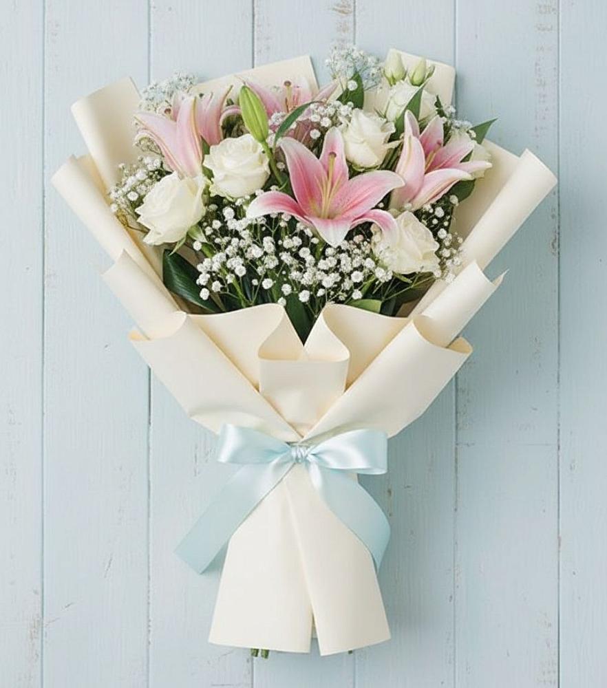 Букет цветов из: Лилии в Долгоруково