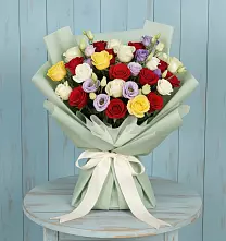 Букет цветов из:  Розы в Долгоруково