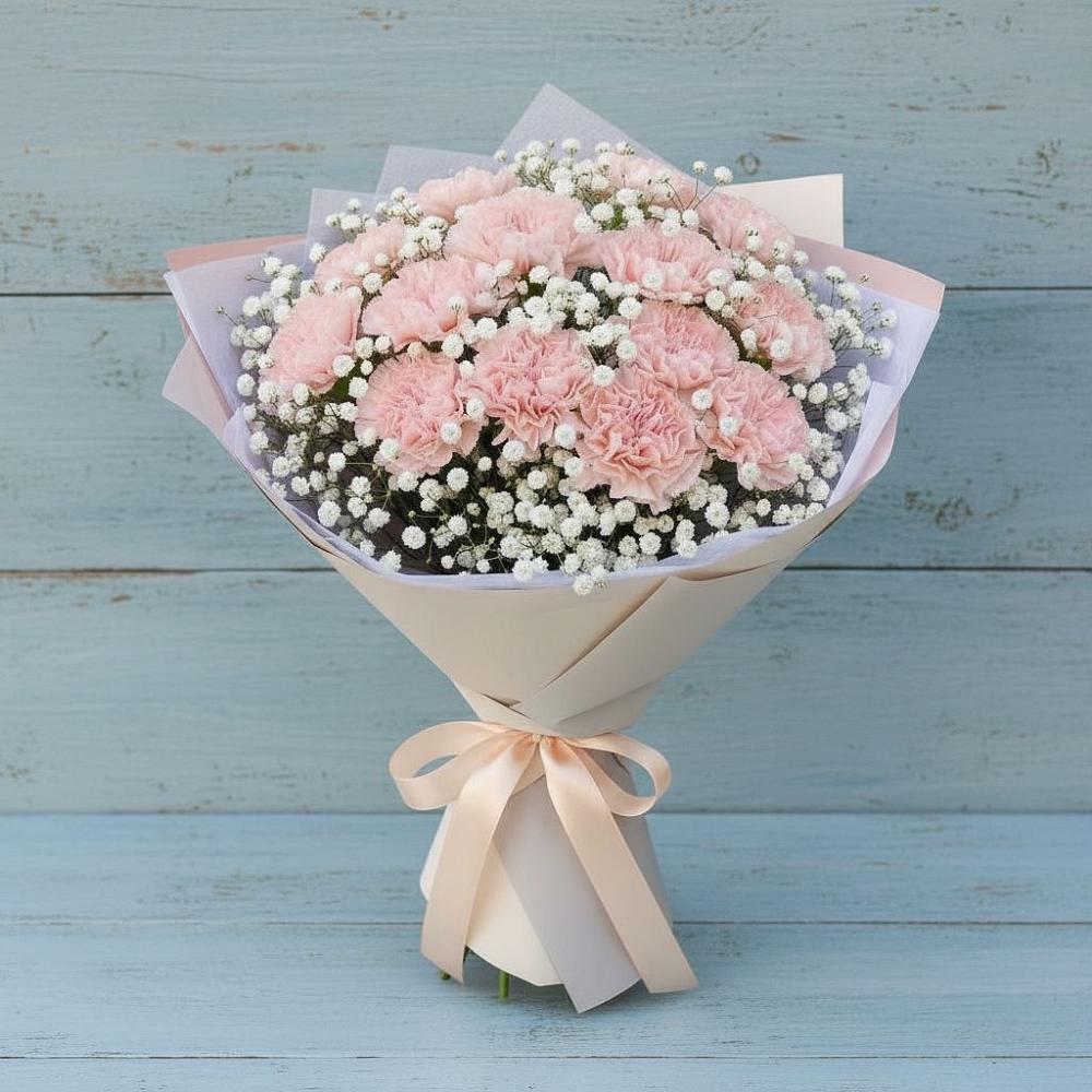 Букет цветов из: Гвоздики в Долгоруково