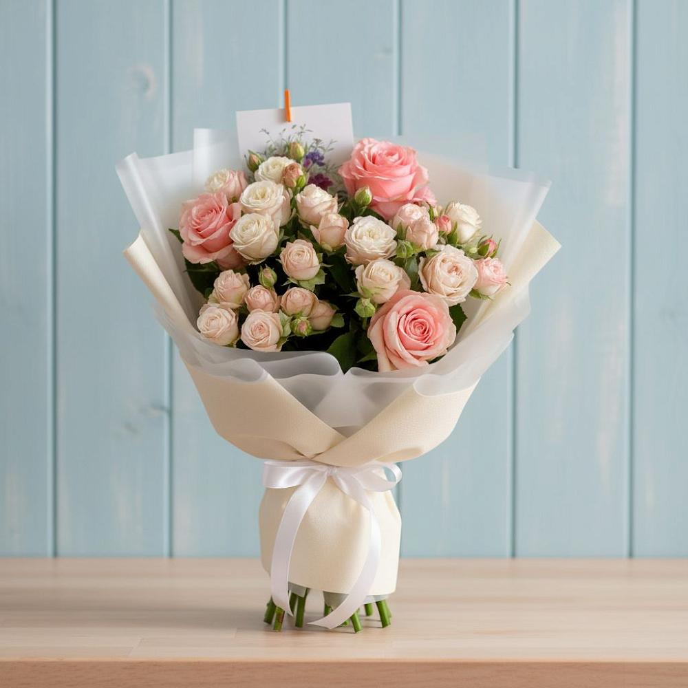 Букет цветов из: Розы в Долгоруково