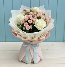 Букет цветов из:  Розы в Долгоруково