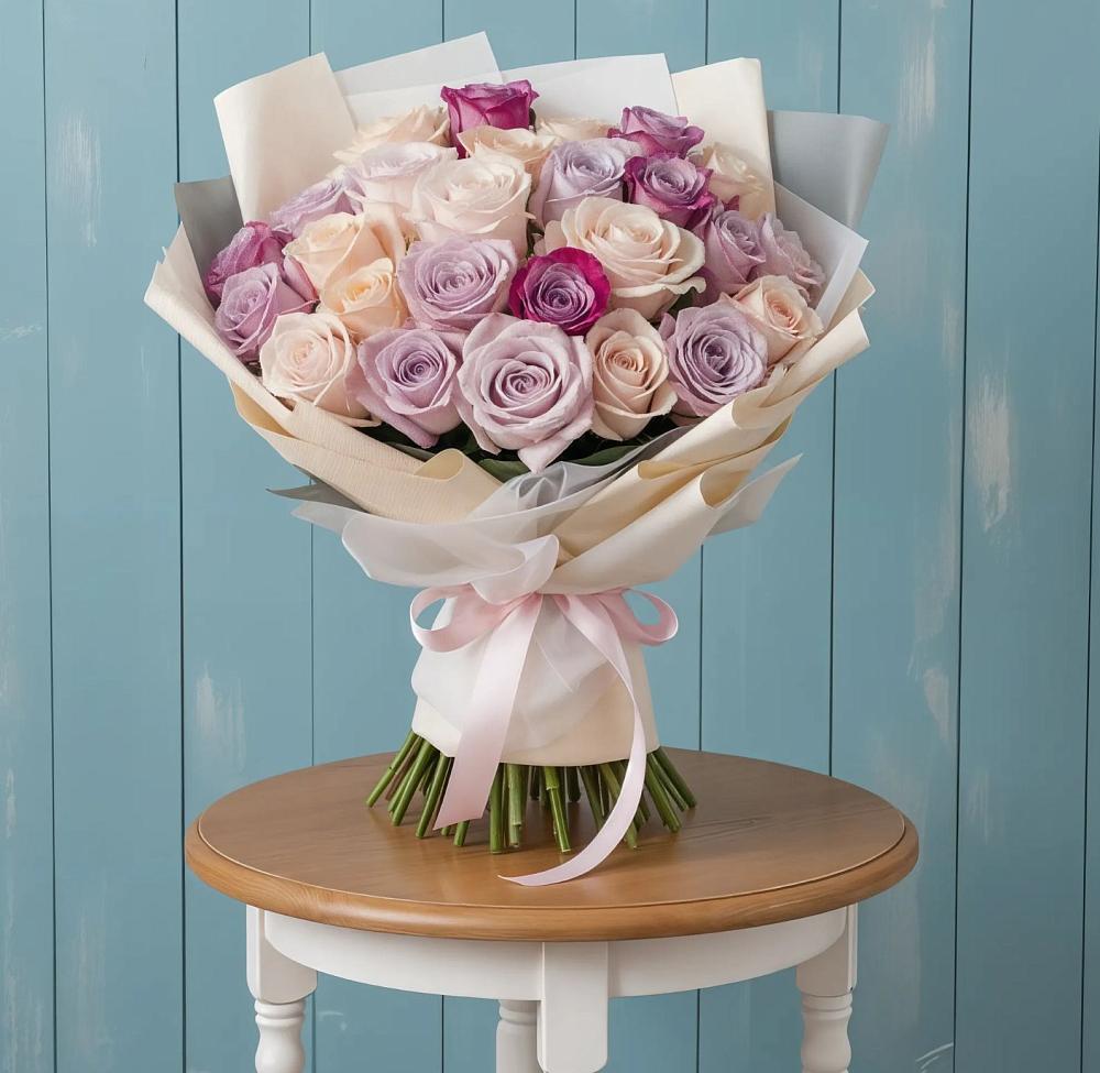 Букет цветов из: Розы в Долгоруково