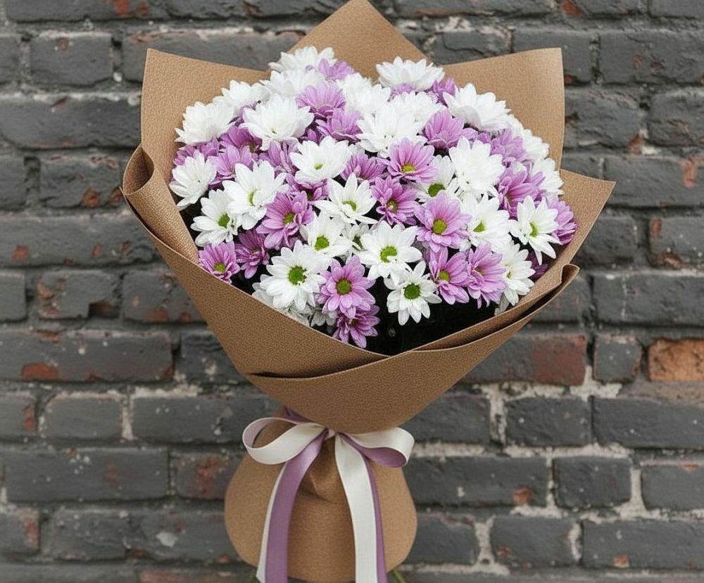 Букет цветов из: Хризантемы в Долгоруково