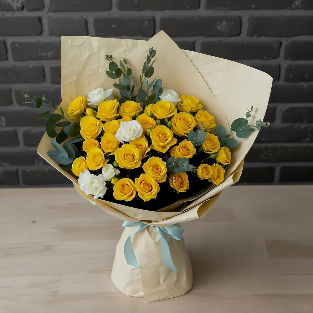 Букет цветов из: Розы в Долгоруково