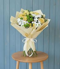 Букет цветов из:  Хризантемы и Розы #REPLACE_PRED# Долгоруково