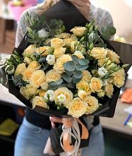 Букет цветов из:  Розы и Лизиантусы #REPLACE_PRED# Долгоруково