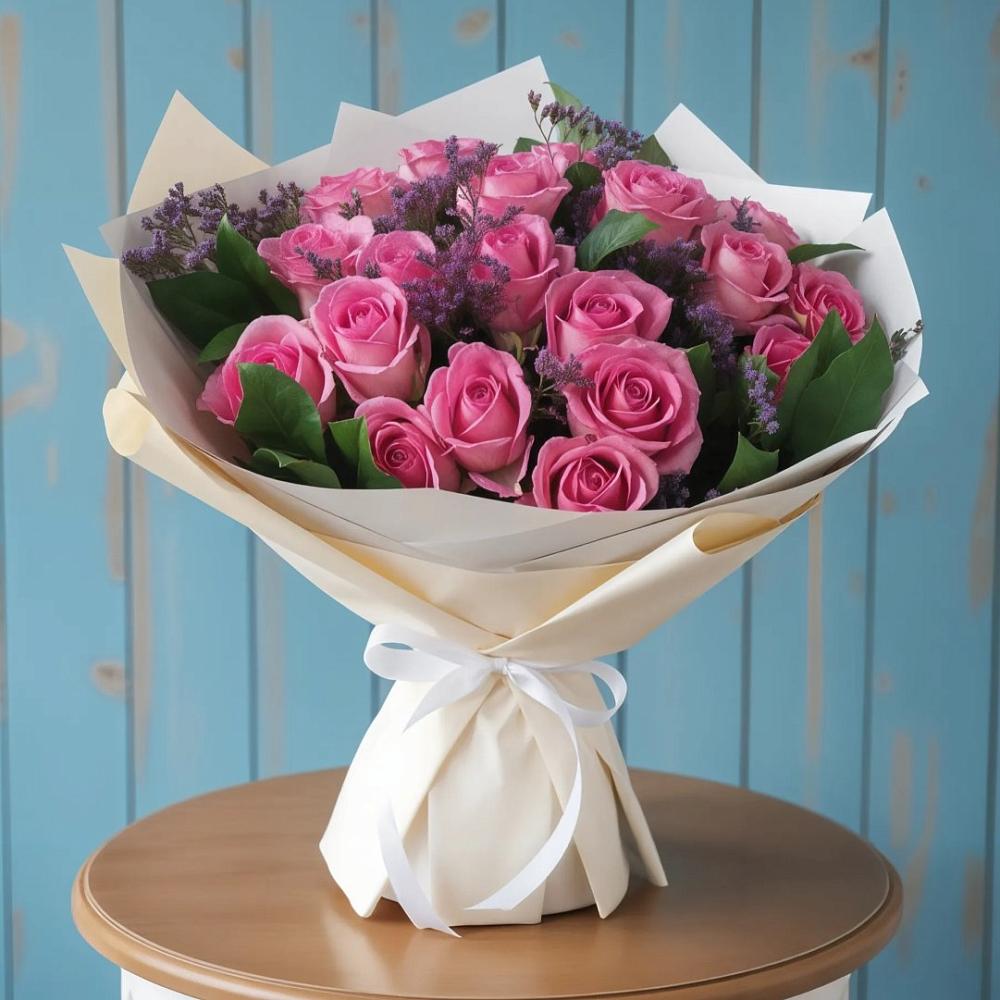 Букет цветов из: Розы в Долгоруково