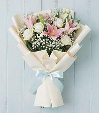 Букет цветов из:  Лилии в Долгоруково