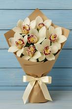 Букет цветов из:  Орхидеи и Розы в Долгоруково